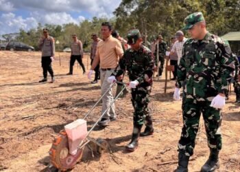 TNI Dorong Pemanfaatan Lahan Tidur untuk Dukung Swasembada Pangan di Kutai Barat