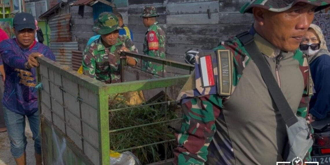 Kodim Tarakan Dukung Gerakan Indonesia ASRI Lewat Aksi Bersih Lingkungan