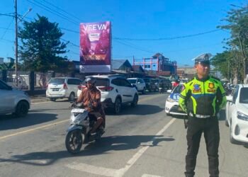 Sat Lantas Polresta Bulungan Kawal CFD Tugu Cinta Damai, Arus Lalu Lintas Lancar dan Situasi Kondusif