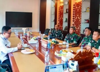 Bupati Tana Tidung Terima Kunjungan Korem 092, Bahas Stabilitas Daerah