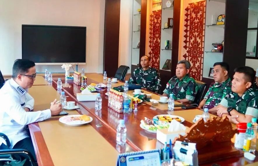 Bupati Tana Tidung Terima Kunjungan Korem 092, Bahas Stabilitas Daerah