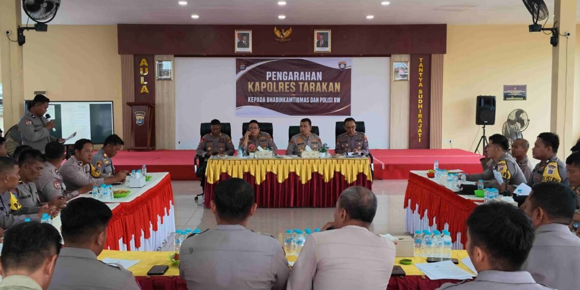 Kapolres Tarakan Tekankan Deteksi Dini Kamtibmas hingga Tingkat Lingkungan