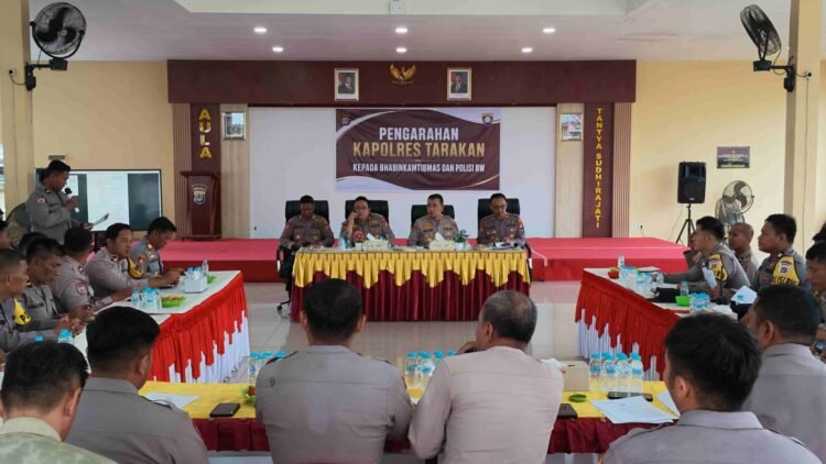 Kapolres Tarakan Tekankan Deteksi Dini Kamtibmas hingga Tingkat Lingkungan