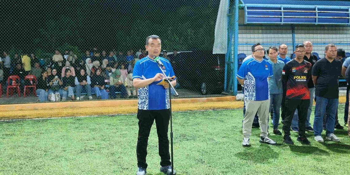 Polres Tarakan Satukan Personel dalam Turnamen Minisoccer Kapolres Cup