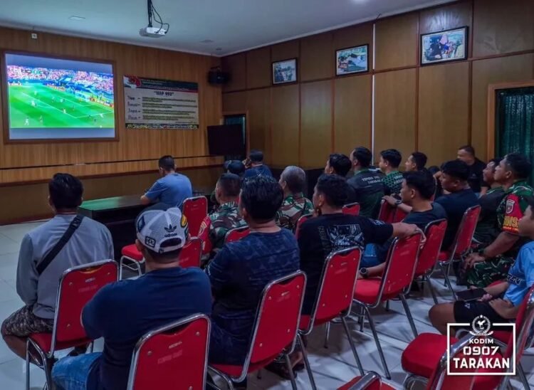 Atmosfer Piala Dunia 2026, Ruang Interaksi Kodim 0907/Tarakan dan Warga