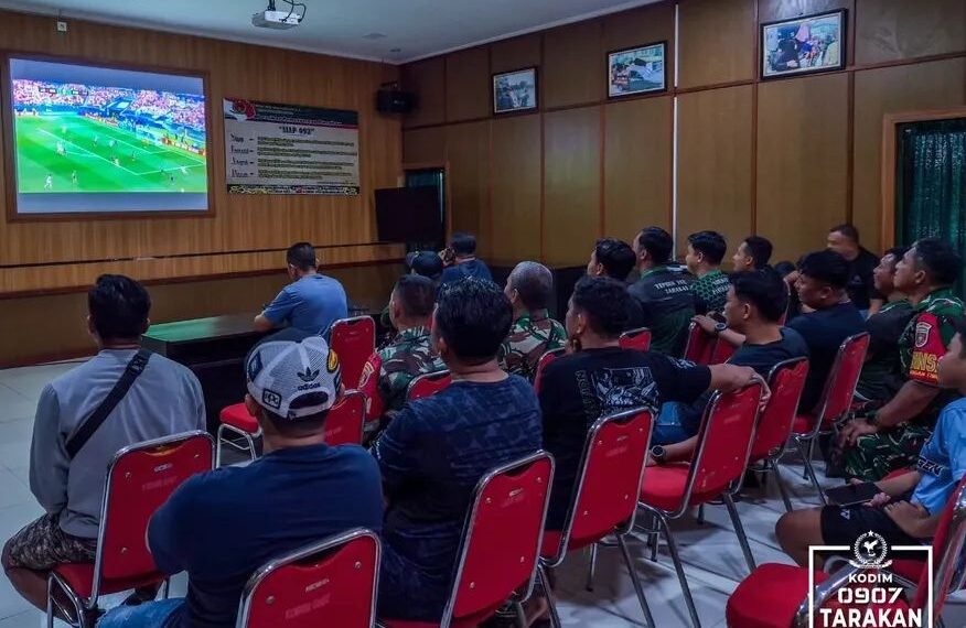 Atmosfer Piala Dunia 2026, Ruang Interaksi Kodim 0907/Tarakan dan Warga