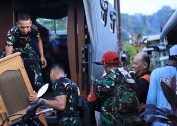 Kapendam VI/Mulawarman Kawal Penataan Rumah Dinas Sumber Rejo Balikpapan