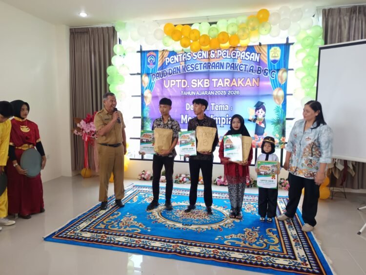 SKB Tarakan Lepas Lulusan PAUD hingga Paket C, Tampilkan Kreativitas di Pentas Seni