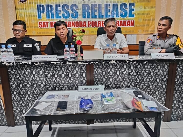 Sabu Senilai Rp1,4 Miliar Gagal Beredar, Dua Kurir Jaringan Kalimantan Diamankan