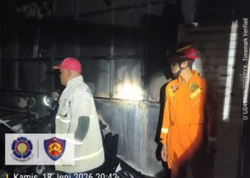 Kebakaran di Area Pelabuhan Malundung Tarakan, Respons Gabungan Dikerahkan