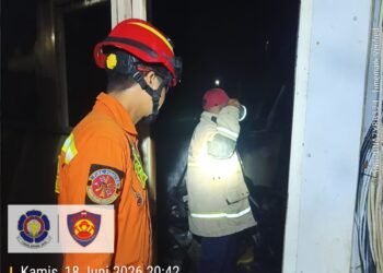 Bangunan Direksikeet di Pelabuhan Malundung Terbakar, Operasional Sempat Terhenti