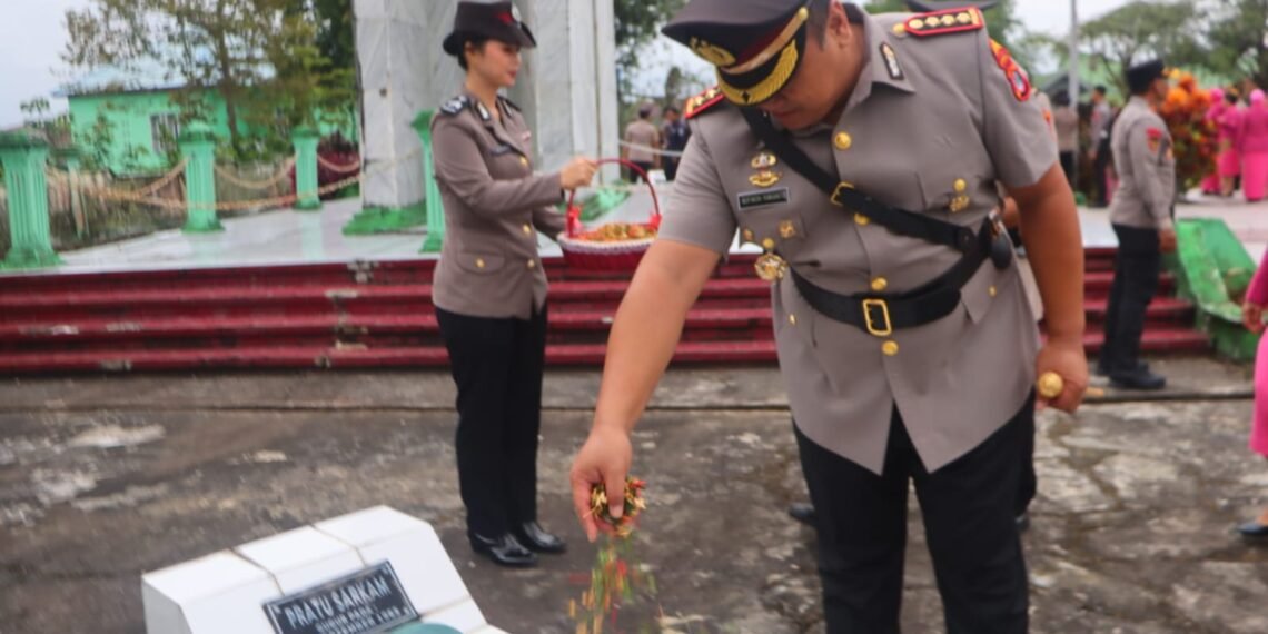 Polresta Bulungan Ikuti Ziarah TMP, Teguhkan Semangat Pengabdian pada Hari Bhayangkara ke-80
