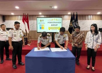 Penyusutan Arsip Tahun 2026, Imigrasi Tarakan Musnahkan Ribuan Dokumen
