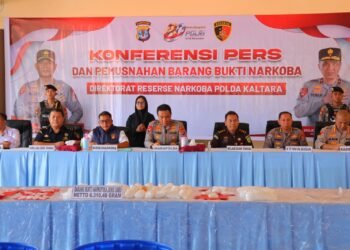 Polda Kaltara Berhasil Mengungkap 63 Kasus Narkoba Periode Mei s/d Juni 2026