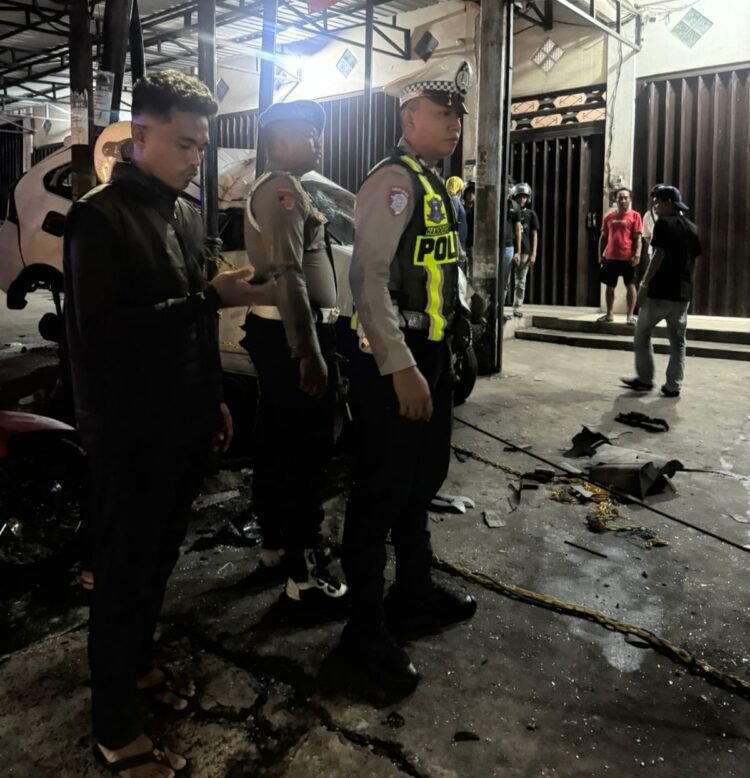 Tabrak Lari Beruntun di Tarakan, Avanza Hantam 4 Kendaraan di Lokasi Berbeda