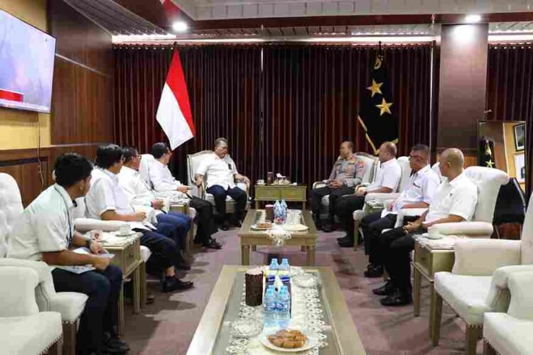 Kapolda Kaltara Sambut Silaturahmi Jajaran Pengadilan Tinggi, Perkokoh Kolaborasi Antar Penegak Hukum