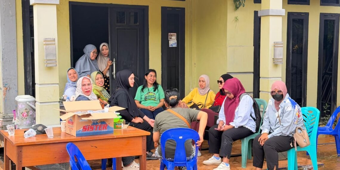 Vamelia Tinjau Longsor di Tana Tidung, Warga Diminta Waspada