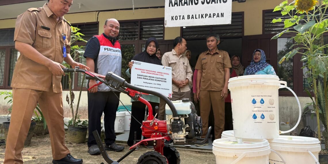 Pertamina Patra Niaga Regional Kalimantan Perkuat Ketahanan Pangan melalui Pelatihan Pupuk Organik bagi Kelompok Wanita Tani di Balikpapan