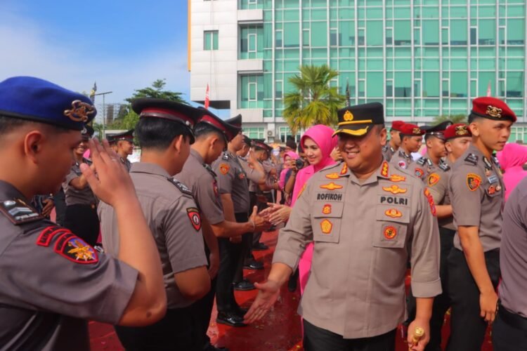 Korp Raport Polresta Bulungan, 68 Personel dan ASN Naik Pangkat