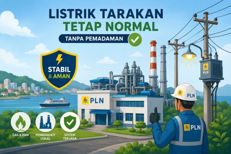 Tak Terdampak Tekanan Batubara, Listrik Tarakan Tetap Normal Tanpa Pemadaman