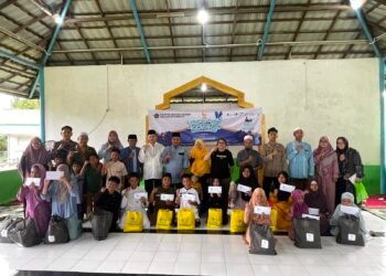 Polsek Pulau Bunyu Kawal Kegiatan Lebaran Yatim dan Penyandang Disabilitas