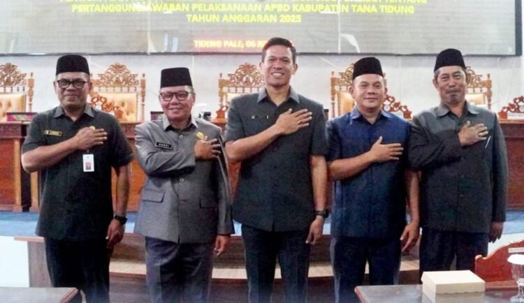Pemkab Tana Tidung Sampaikan Nota Penjelasan Ranperda APBD 2025