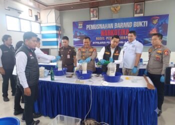 3,149 Kg Sabu Dimusnahkan, Ditpolairud Ungkap Dua Jaringan Narkotika