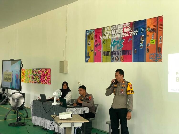 Polsek Bunyu Edukasi Pelajar SMKN 1 Bunyu Cegah Perundungan Anak