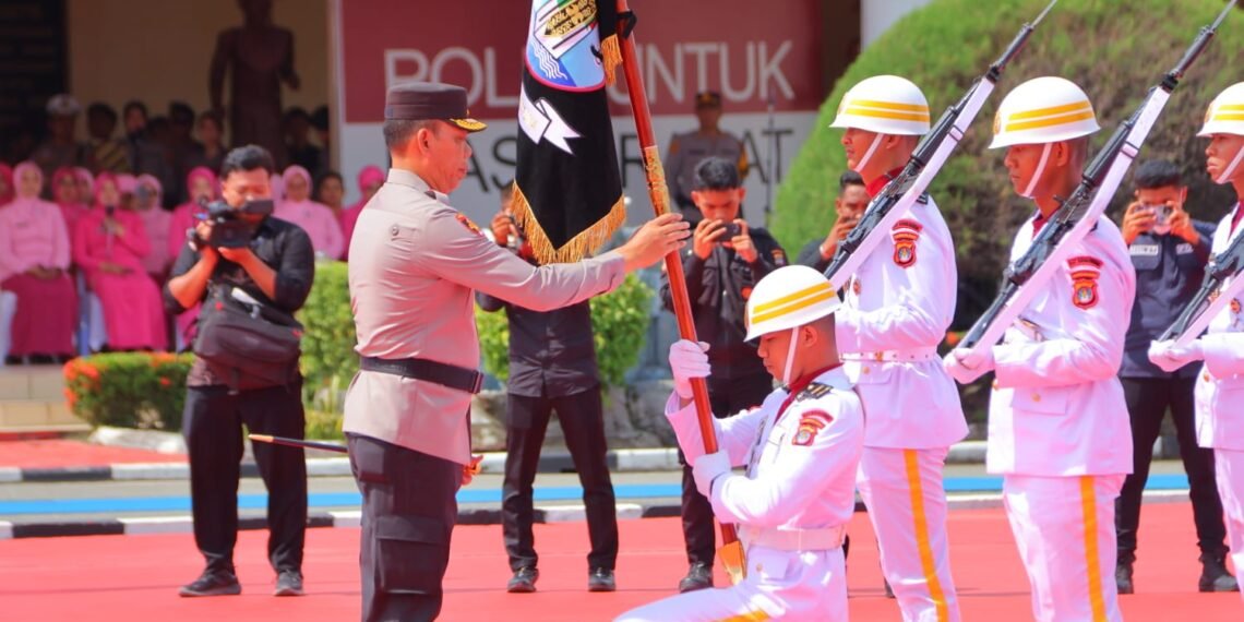 Polda Kaltara Gelar Upacara Welcome and Farewell Parade Kapolda Kalimantan Utara