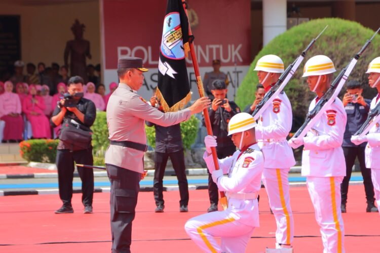 Polda Kaltara Gelar Upacara Welcome and Farewell Parade Kapolda Kalimantan Utara