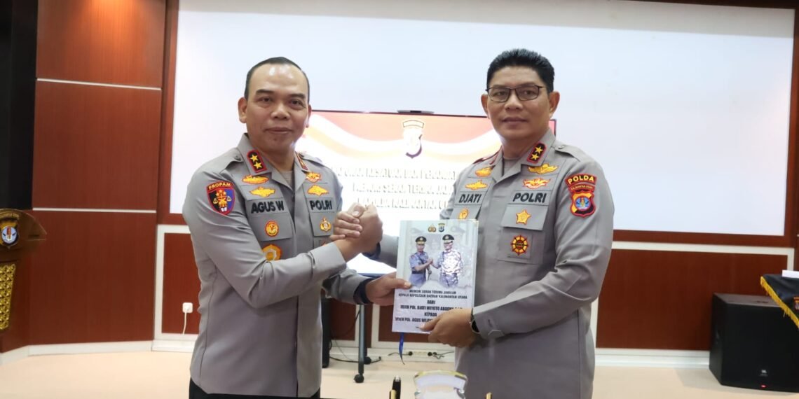 Kapolda Kaltara Terima Laporan Kesatuan dan Memori Serah Terima Jabatan, Tonggak Awal Kepemimpinan Baru