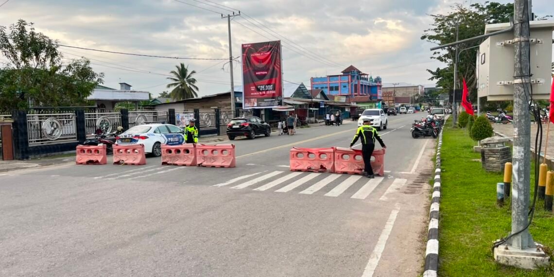 Polresta Bulungan Sebar Personel Amankan Arus Lalu Lintas saat CFD
