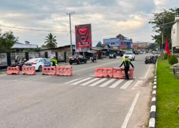Polresta Bulungan Sebar Personel Amankan Arus Lalu Lintas saat CFD