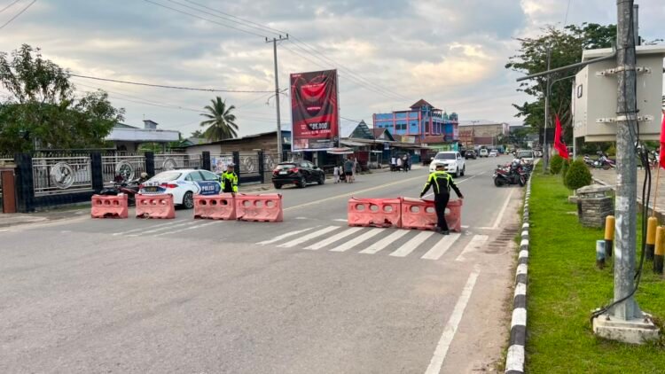 Polresta Bulungan Sebar Personel Amankan Arus Lalu Lintas saat CFD