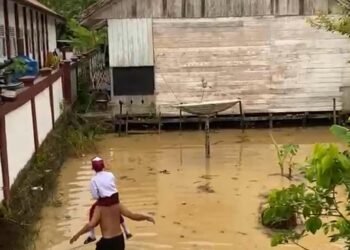 Banjir Putus Akses ke Sekolah, MPLS di Sebatik Tengah Tak Berjalan Maksimal