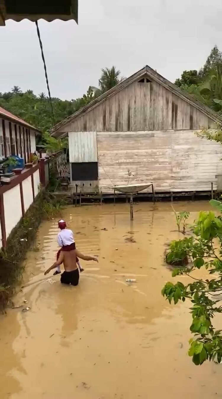 Banjir Putus Akses ke Sekolah, MPLS di Sebatik Tengah Tak Berjalan Maksimal