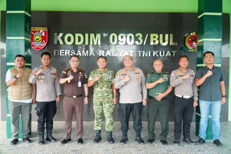 Kapolresta, Dandim, dan Kajari Perkuat Sinergi Jaga Stabilitas Bulungan