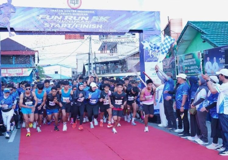 Fun Run IDI Nunukan 2026 Tarik Peserta Lintas Daerah hingga Malaysia
