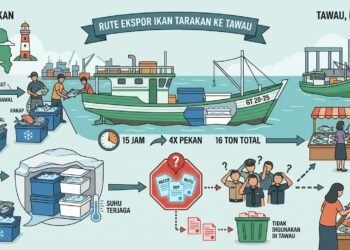 16 Ton Ikan Tarakan ke Tawau Tiap Pekan, Eksportir Pertanyakan Sertifikasi Mutu