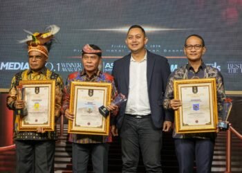 Bangun Perbatasan, Gubernur Diguyur Dua Penghargaan Nasional IPSEA 2026