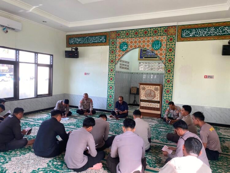 Binrohtal Rutin Perkuat Integritas Personel, Polresta Bulungan Tanamkan Nilai Spiritual dalam Tugas