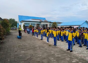 Satlantas Polresta Bulungan Tanamkan Budaya Tertib Lalu Lintas Sejak Bangku Sekolah