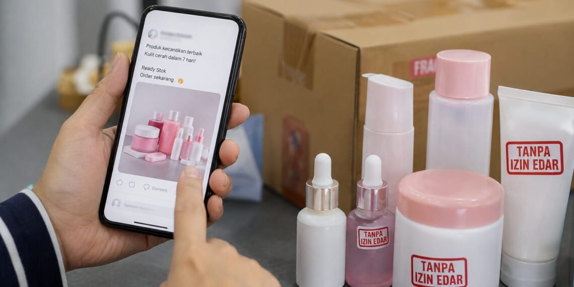 12 Aduan Kosmetik Ilegal Masuk BPOM Tarakan, Penjualan Lewat Media Sosial Masih Marak