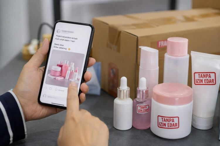 12 Aduan Kosmetik Ilegal Masuk BPOM Tarakan, Penjualan Lewat Media Sosial Masih Marak