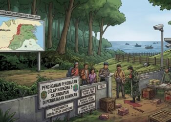 Luasnya Wilayah Perbatasan RI-Malaysia di Nunukan, Tantang Pengawasan Keamanan