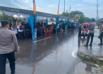 Semarak Hari Anak Nasional ke-42 di Taman Budaya Tanjung Palas, Polsek Pastikan Kondusif 