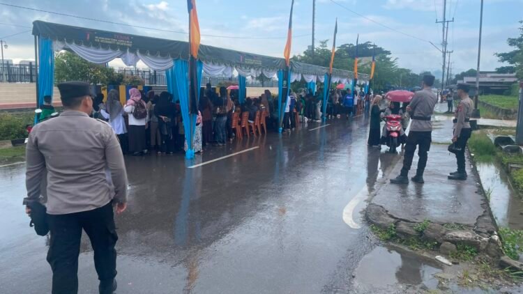 Semarak Hari Anak Nasional ke-42 di Taman Budaya Tanjung Palas, Polsek Pastikan Kondusif