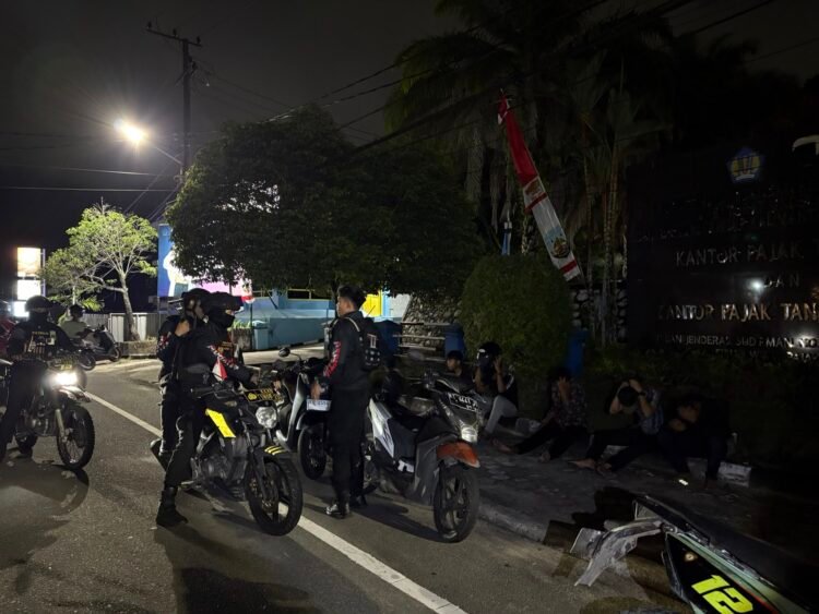 Patroli Rutin Satlantas Tarakan Sasar Balap Liar, Pelaku Mayoritas Anak SMP
