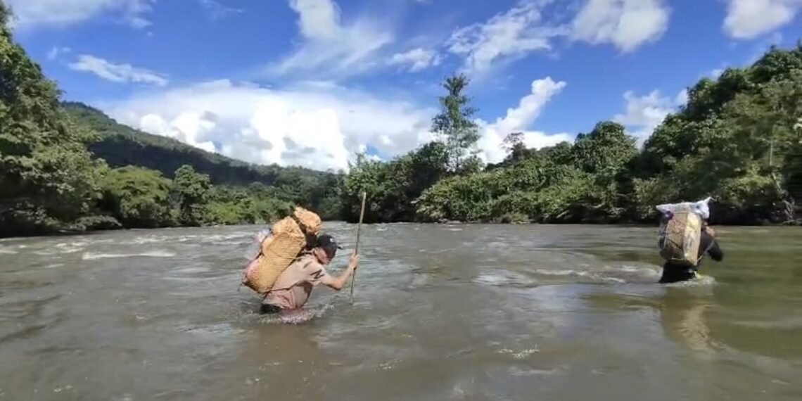 Sensus Ekonomi di Malinau Hadapi Medan Sungai Bergiram dan Jalur Hutan