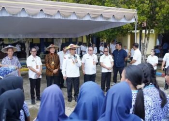 Reses ke SMPN 2 Malinau, Marthin Billa Catat Persoalan Pendidikan